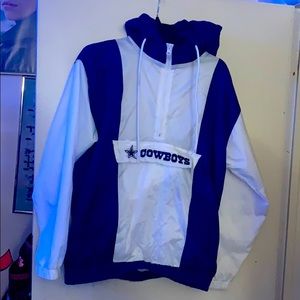 Cowboy windbreaker with hood